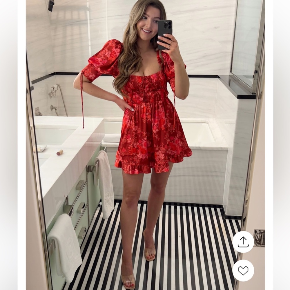 For Love and Lemons Alia dress floral size XS